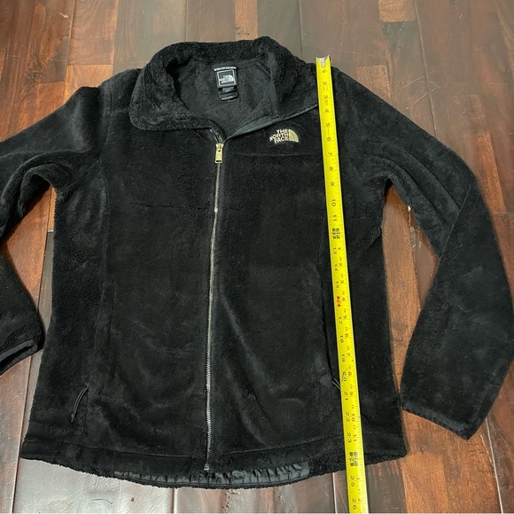 North Face Jacket Womens Medium Black And Gold Fleece Teddy Osito Fuzzy Full Zip - Picture 5 of 7